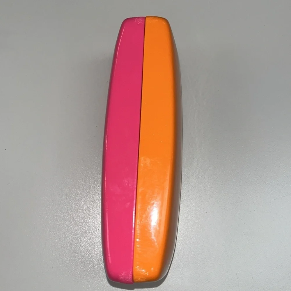 Kate Spade ♠️ Sunglass/ eyeglass hard sided case pink & orange one size